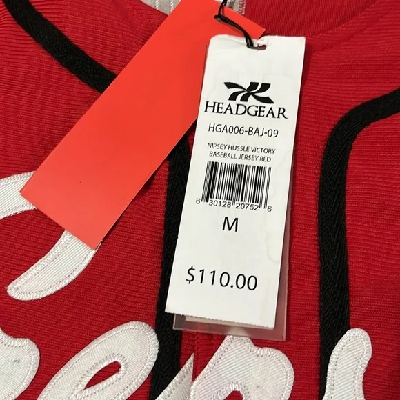 Headgear Classics Crenshaw Jersey Size M New  Nipsey Hussle Victory Baseball - Picture 8 of 12